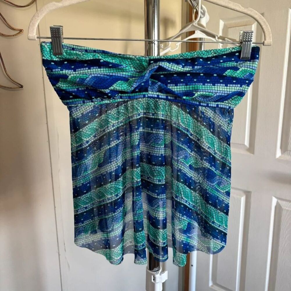 Y2K Mossimo co bikini top sheer mesh tankini fairy core